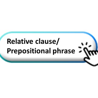Relative Clause & Prepositional phrase